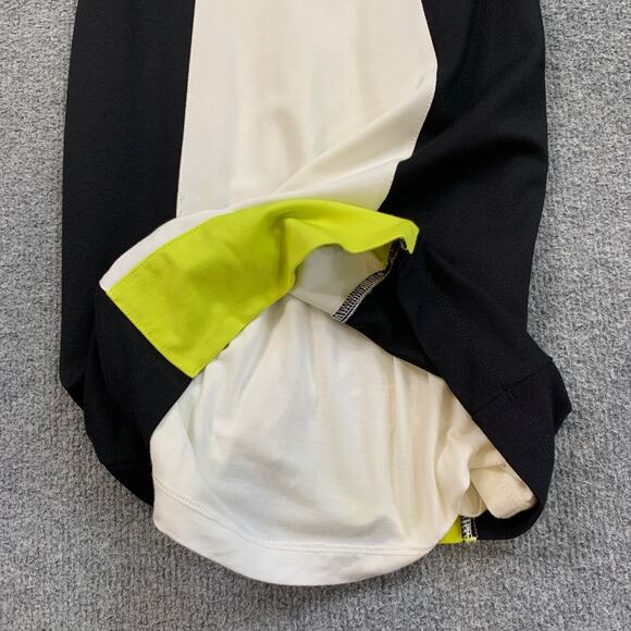 Bebe Dress Women XS Extra Small Multi Paneled Bodycon Back Zip Fitted Lined Mini - Picture 5 of 12